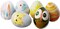 Dan&Darci Egg Squishy Painting Kit - Arts and Crafts for Girls and Boys - Kids Easter Art Activities - Craft Gift for Kids - Paint 6 Slow Rising Squishies